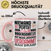 Bogenschütze Geschenk Tasse Lustige Geschenkidee für Bogenschütze Geburtstag Kaffee-Becher Niemand Ist Perfekt Aber Als Bogenschütze Ist Man Nah Dran Rosa Trendation