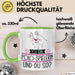 Polo-Spielerin Tasse Geschenk Ich Bin Polo-Spielerin Und Du So Geschenkidee Lustiger Spruch Becher Grün Trendation