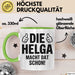 Helga Tasse Geschenk Die Helga Macht Dat Schon Geschenkidee Becher mit Name Grün Trendation