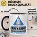 Serienjunkie Geschenk Tasse Ich Bin Serienjunkie Aber Sag Doch Einfach Superheld Lustige Geschenkdiee für Serienjunkie Kaffee-Becher Schwarz Trendation