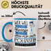Polizistin Tasse Geschenk Spruch Wer Will Schon Prinzessin Sein Wenn Man Auch Polizistin Sein Kann Blau Trendation