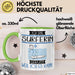 Surferin Tasse Geschenk Ich Bin Surferin Warum Weil Ich Es Kann Geschenkidee Geburtstag Grün Trendation
