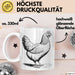 Huhn Tier Bauer Tasse Becher Geschenk Lustige Geschenkidee Spruch Weiß Trendation