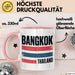 Bangkok Thailand Tasse Geschenk Lustige Geschenkidee Spruch Rosa Trendation