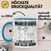 Wanderführer Tasse Geschenk für Wanderführer Der Mann Der Alles Kann Geschenkidee zum Geburtstag Blau Trendation