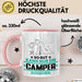 Camper Geschenk Tasse So Gut Kann Nur Ein Camper Aussehen Geschenkidee Kaffee-Becher Rosa Trendation