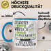 Trekking-Enthusiastin Tasse Lustiges Geschenk Studieren Kann Wirklich Jeder Nur Die Besten Werden Trekking-Enthusiastin Blau Trendation
