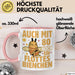 80. Geburtstag Tasse Geschenk Frauen Mutter Lustig Auch mit 80 Noch Ein Flottes Bienchen Kaffee-Becher Rosa Trendation