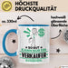 Verkäufer Geschenk Tasse So Gut Kann Nur Ein Verkäufer Aussehen Geschenkidee Kaffee-Becher Blau Trendation