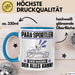 Para-Sportler Tasse Geschenk für Para-Sportler Der Mann Der Alles Kann Geschenkidee zum Geburtstag Blau Trendation