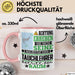 Tauchlehrer Geschenk Tasse Lustiger Spruch Erheben Sie Sich Der Tauchlehrer Betritt den Raum Rosa Trendation
