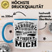 Valentinstag Tasse Geschenk Partner Geschenkidee Schatz Ich Habe Versucht Für Dich Das Beste Geschenk Zu Finden Aber Du Hast Ja Bereits Mich Kaffee-Becher Blau Trendation