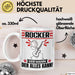 Rocker Tasse Geschenk für Rocker Der Mann Der Alles Kann Geschenkidee zum Geburtstag Weiß Trendation