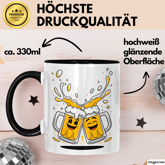 Bier Fan Tasse Geschenk Lustige Geschenkidee Spruch Für Bier Liebhaber Trendation