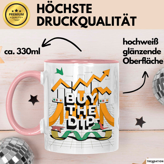 Börsen Analyst Tasse Geschenk Lustige Geschenkidee Spruch Für Markt Denker Rosa Trendation