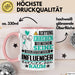 Influencer Geschenk Tasse Lustiger Spruch Erheben Sie Sich Der Influencer Betritt den Raum Rosa Trendation