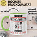 Musiksammlerin Tasse Geschenk Ich Bin Musiksammlerin Warum Weil Ich Es Kann Geschenkidee Geburtstag Grün Trendation