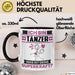 Tänzer Tasse Geschenk für Tänzer Geburtstag Lustiger Spruch Kaffee-Becher Was Ist Deine Superkraft Schwarz Trendation