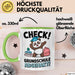 Grundschule Abschied Tasse Becher Geschenk Lustige Geschenkidee Spruch Check Grundschule Abgehakt Grün Trendation