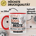Beste Wildtierforscherin Der Welt Tasse Geschenk für Eine Wildtierforscherin Geprüft Und Sicher Geschenkidee Geburtstag Weihnachten Rot Trendation