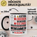 Weinsammler Geschenk Tasse Lustiger Spruch Erheben Sie Sich Der Weinsammler Betritt den Raum Schwarz Trendation