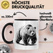 Grizzlybär Tasse Geschenk Lustige Geschenkidee Spruch Schwarz Trendation