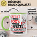 Beste Journalistin Der Welt Tasse Geschenk für Eine Journalistin Geprüft Und Sicher Geschenkidee Geburtstag Weihnachten Grün Trendation