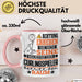 Curlingspieler Geschenk Tasse Lustiger Spruch Erheben Sie Sich Der Curlingspieler Betritt den Raum Rosa Trendation