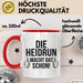 Heidrun Tasse Geschenk Die Heidrun Macht Dat Schon Geschenkidee Becher mit Name Rot Trendation