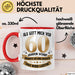 60. Geburtstag Tasse Geschenk Lustige Geschenkidee Spruch Als Gott Mich Vor 60 Jahren Schuf Rot Trendation