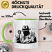 Mystisch Liebhaber Tasse Geschenkidee für Spannungsfreunde Grün Trendation