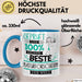 Beste Naturforscherin Der Welt Tasse Geschenk für Eine Naturforscherin Geprüft Und Sicher Geschenkidee Geburtstag Weihnachten Blau Trendation
