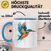 Eisvogel Vogel Tasse Geschenk Lustige Geschenkidee Spruch Blau Trendation