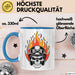 Motorradfahrer Tasse Geschenkidee Biker Lustiger Spruch Geschenkidee Lustig Blau Trendation