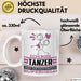 Tänzer Geschenk Tasse Ich Bin Tänzer Aber Sag Doch Einfach Superheld Lustige Geschenkdiee für Tänzer Kaffee-Becher Weiß Trendation