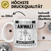 Anwalt Tasse Geschenk für Anwalt Geburtstag Lustiger Spruch Kaffee-Becher Was Ist Deine Superkraft Weiß Trendation