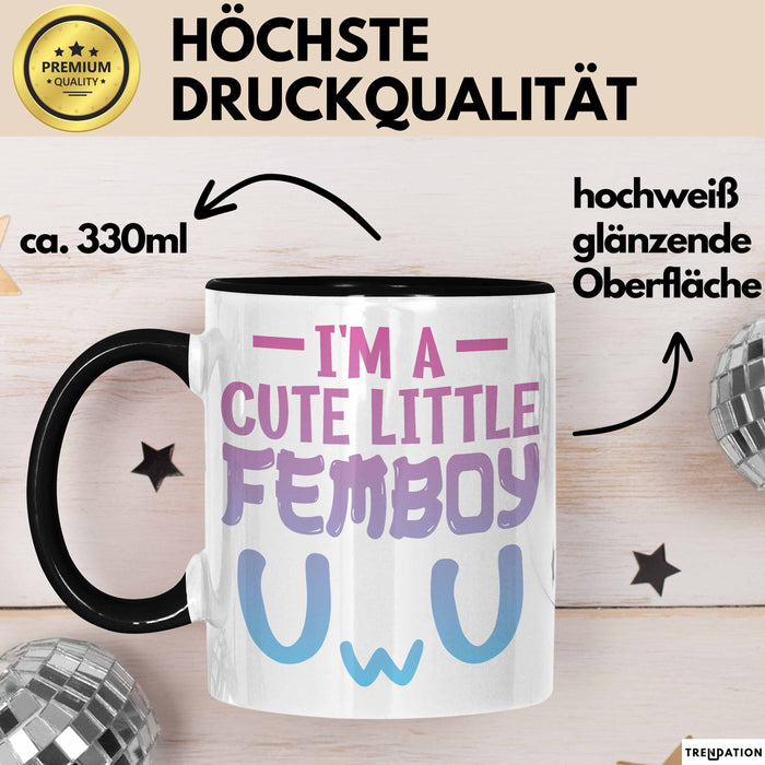 Femboy Tasse Geschenk Anime Transgender Lgbtq Im A Cute Little Femboy Trendation