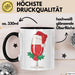 Weihnachten Weinglas Tasse Geschenk Weihnachtliche Grafik Kaffee-Becher Trendation
