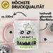 Sammler Geschenk Tasse So Gut Kann Nur Ein Sammler Aussehen Geschenkidee Kaffee-Becher Rosa Trendation