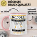 Model Und Prinzessin Tasse Geschenk Für Eine Model Geburtstag Was Ist Deine Superkraft Rosa Trendation