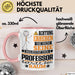 Professor Geschenk Tasse Lustiger Spruch Erheben Sie Sich Der Professor Betritt den Raum Rosa Trendation