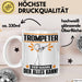 Trompeter Tasse Geschenk für Trompeter Der Mann Der Alles Kann Geschenkidee zum Geburtstag Weiß Trendation
