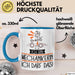 Geschenk für Mechanikerin Tasse Lustige Geschenkidee Geburtstag Ich Bin Mechanikerin Ich Darf Das Blau Trendation