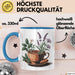 Kräutertee Fan Tasse Geschenkidee für Teezeit Liebhaber Blau Trendation