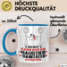Haustiersanitäter Geschenk Tasse So Gut Kann Nur Ein Haustiersanitäter Aussehen Geschenkidee Kaffee-Becher Blau Trendation