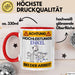 Enkel Tasse Geschenk Lustiger Spruch Geschenkidee für Enkel Achtung Hochleistungs Enkel Bei Der Arbeit Rot Trendation