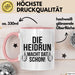 Heidrun Tasse Geschenk Die Heidrun Macht Dat Schon Geschenkidee Becher mit Name Rosa Trendation