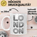 England London Tasse Geschenk Lustige Geschenkidee Spruch Weiß Trendation