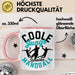 Handball-Spieler Geschenk Tasse Geschenkidee Handball-Spieler Jungs Kaffee-Becher Coole Jungs Spielen Handball Rosa Trendation