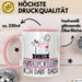 Geschenk für Hundesportlerin Tasse Lustige Geschenkidee Geburtstag Ich Bin Hundesportlerin Ich Darf Das Rosa Trendation